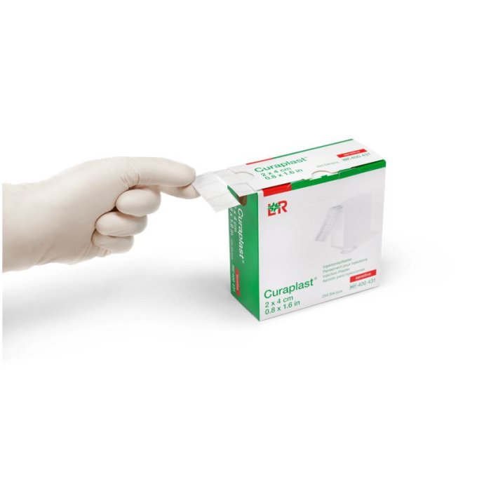 Curaplast - poinj. náplast 250ks, 2x4cm