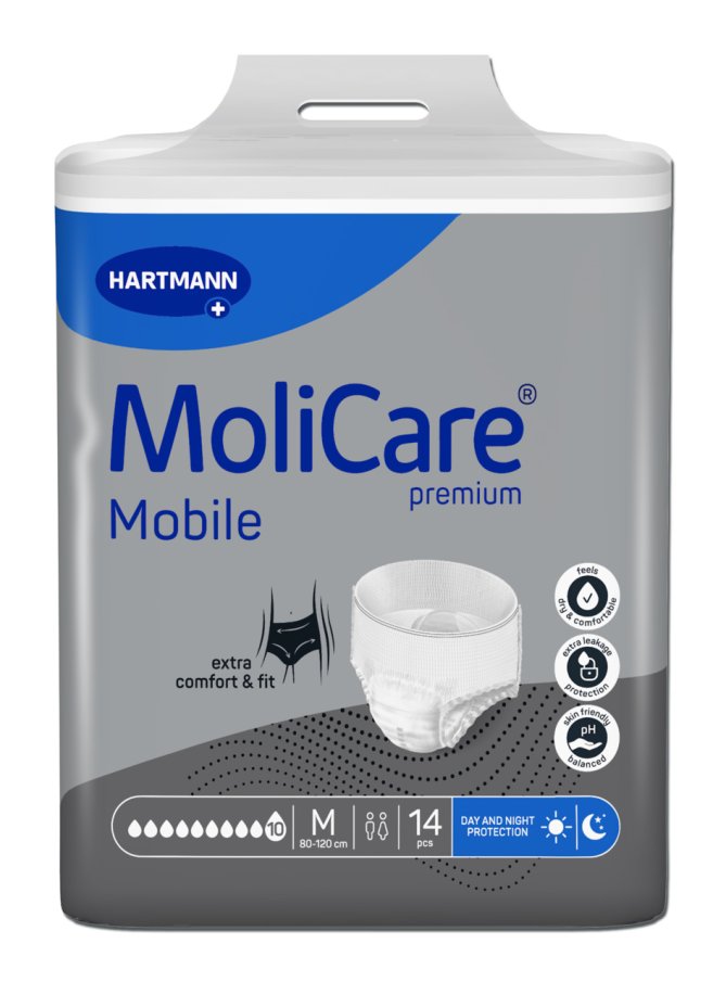 MoliCare MOBILE 10 kapek M 14ks (karton)