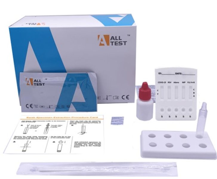 Alltest Sars-C/FLU-AB/RSV/ADEN/MPNEU/ 20 testů (balení)