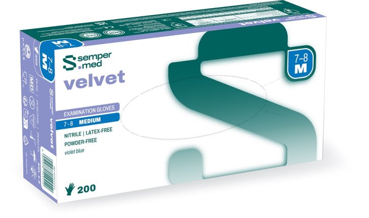 Rukavice Sempermed Velvet M (karton)