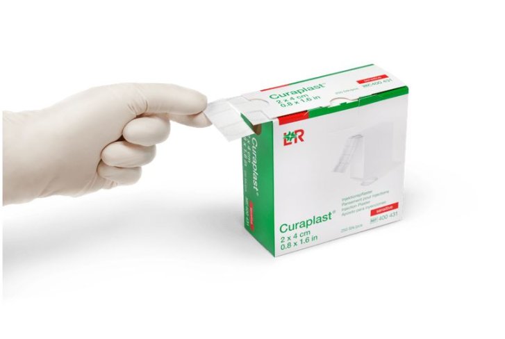 Curaplast - poinj. náplast 250ks, 2x4cm