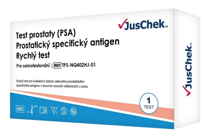 JusChek Test prostaty (PSA) prostatický specifický antigen 1ks (ks)