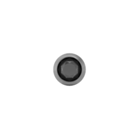Náušnice-3mm černý krystal ve fazetě - titan (512) 