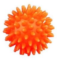 Míč masážní ježek pr. 6 cm - oranžový 
