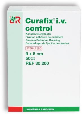 Curafix i.v. control 7,5x6cm, sterilní/50ks  - 1