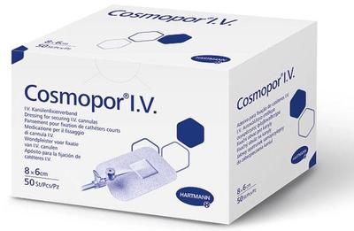 Cosmopor i.v. 6x8cm - 50ks pro fixaci kanyl  - 1