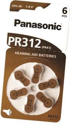 Baterie do sluchadel Panasonic PR312 (PR-312HEP/6DC)  - 1